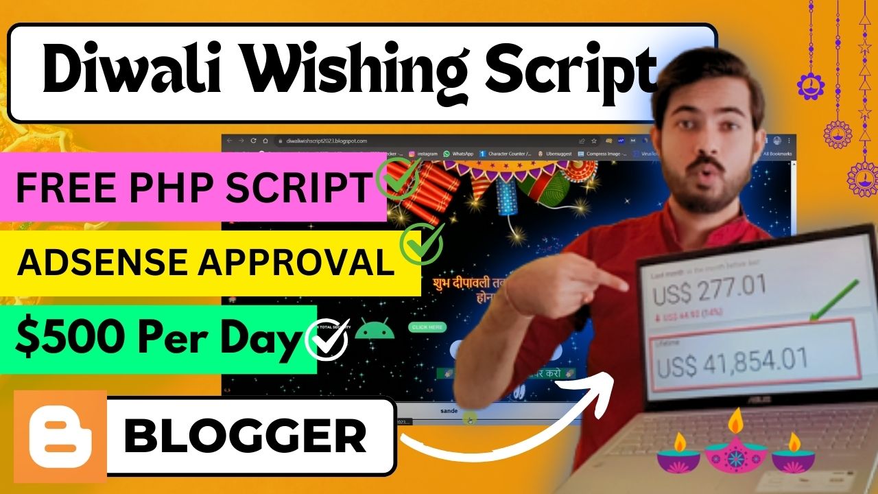 Diwali Wishing Script 2024 Diwali Wishing Script With Google Adsense